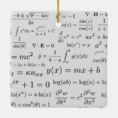 数学および科学のオーナメントの同等化 セラミックオーナメント (裏面)
