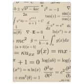 数学および科学のクリップボードの同等化 クリップボード (裏面)