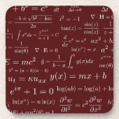 数学および科学のコースター- 6のセットの同等化 コースター (正面)