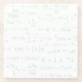 数学および科学ガラスのコースターの同等化 ガラスコースター (裏面)
