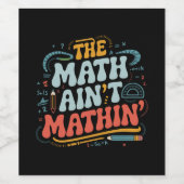 数学がおかしい！過程を示せ！数学教師 ワインラベル (シングルラベル)