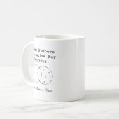 数学がみんなに生き生きと Numbers Come Alive For Everyone 数学の楽し コーヒーマグカップ (正面左)
