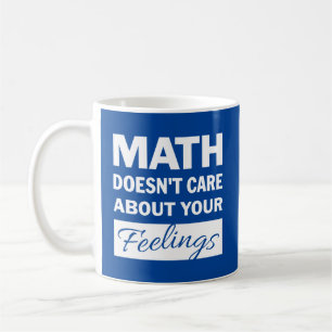 数学がホワイト·文字·マグ気ににならない コーヒーマグカップ