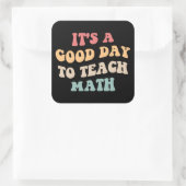 数学が二番目に良教えい日だ スクエアシール (バッグ)