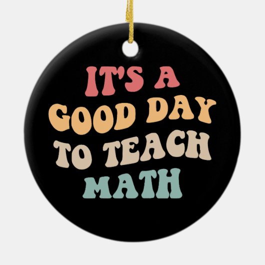 数学が二番目に良教えい日だ セラミックオーナメント (裏面)