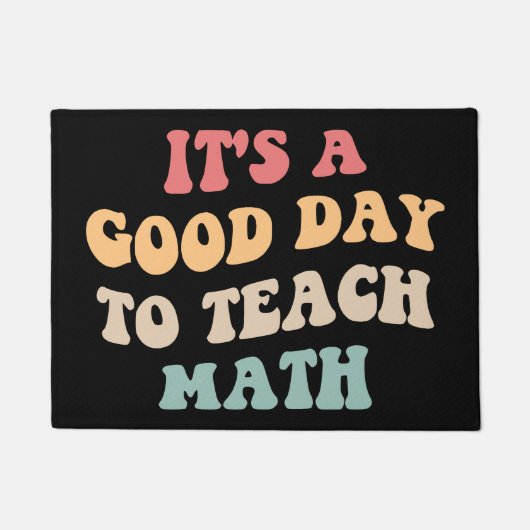 数学が二番目に良教えい日だ ドアマット (正面)