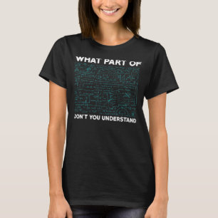 数学が分からない部分先生 Tシャツ