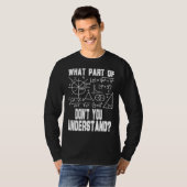 数学が分からない部分先生 Tシャツ (正面フル)