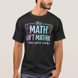 数学が合わない 面白い数学 Tシャツ