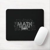 数学が大切な唯一の科目である Funny Math Te マウスパッド (マウス)