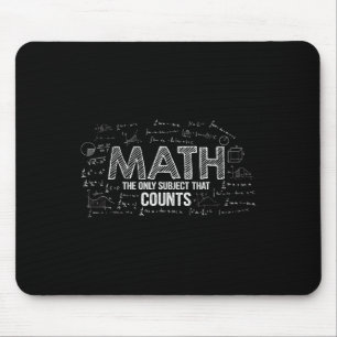 数学が大切な唯一の科目である Funny Math Te マウスパッド