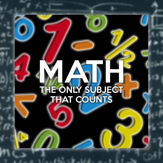 数学が大切な唯一の科目 Modern Math The only subject that coun ポスター