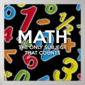 数学が大切な唯一の科目 Modern Math The only subject that coun ポスター (正面)