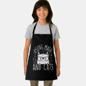 数学が大好きで、猫が可愛い子ネコ エプロン (インサイチュ)