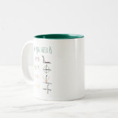 数学が大好きなコーヒーマグ ツートーンマグカップ (正面左)