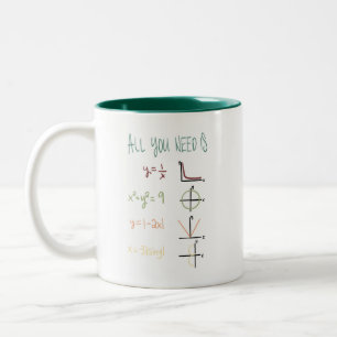 数学が大好きなコーヒーマグ ツートーンマグカップ