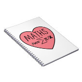 数学が大好きハート ノートブック (右側)