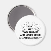 数学が大好き2人の親指|過去記事 マグネット (正面/裏面)