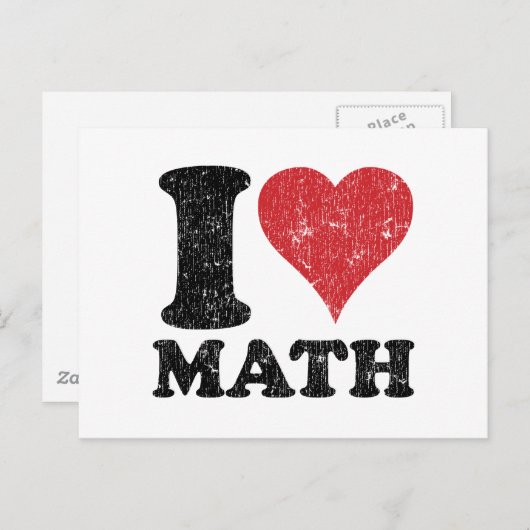 数学が大好き ポストカード (正面/裏面)