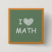 数学が大好き 缶バッジ (正面)