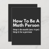 数学が得意になる方法 サンキューカード (正面/裏面)