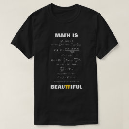 数学が美しい11の数式 Tシャツ