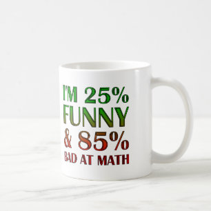 数学が苦手な人のための面白いマグカップまたはトラベルマグ コーヒーマグカップ