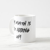 数学が足りない! コーヒーマグカップ (正面左)