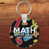 数学こそが重要だ キーホルダー (正面)
