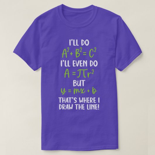 数学ことわざおもしろい数学ジョーク数学者 Tシャツ (デザイン正面)