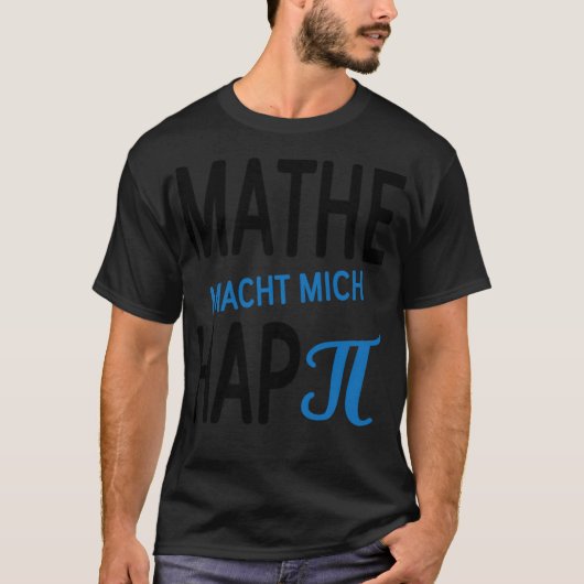 数学ことわざハッピースクール水 Tシャツ (正面)