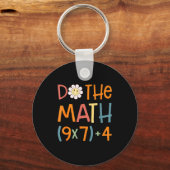 数学しよう67面白いミーム 数学教師S キーホルダー (正面)