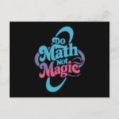 数学しよう 魔法より数学好き  ポストカード (正面)