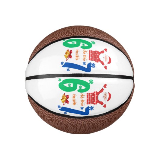 数学しろ 67 メメクリスマス ミニバスケットボール (正面)