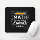 数学だけが大切な科目 Funny Math Teach マウスパッド (マウス)