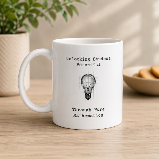 数学で生徒の可能性を引き出す コーヒーマグカップ