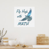 数学で飛ぶ ポスター (キッチン)