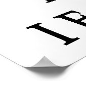 数学でAを取らなかったので、それを獲得した ポスター (角)