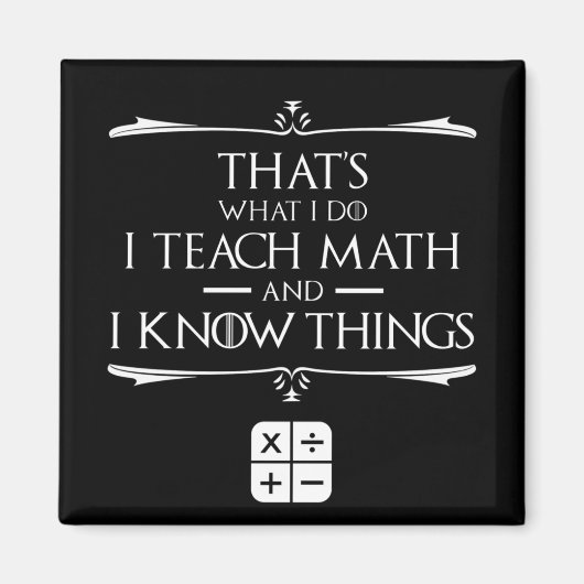 数学と知教えりの道だ マグネット (正面)