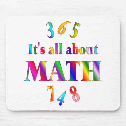 数学について マウスパッド (正面)