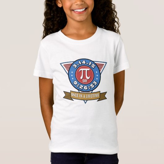 数学のおたくの子供のTシャツのためのPi日の記号 Tシャツ (正面)