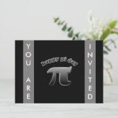 数学のおたく3月14日のための国民Pi日Piの記号 招待状 (スタンド正面)