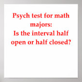 数学のおもしろい冗談 ポスター (正面)