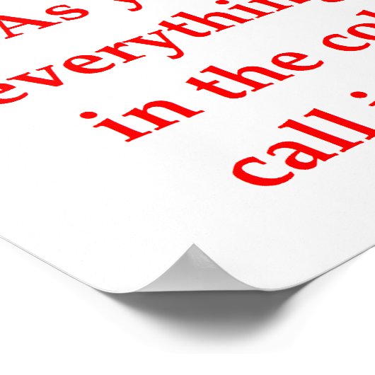 数学のおもしろい冗談 ポスター (角)