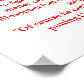 数学のおもしろい冗談 ポスター (角)