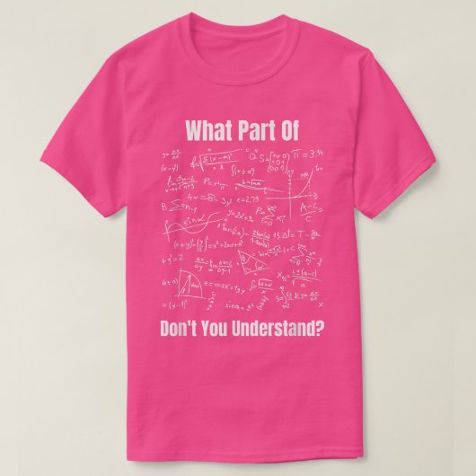 数学のおもしろい動機を設計する Tシャツ (デザイン正面)