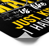 数学のない一日の数学は冗談に似ている ポスター (角)