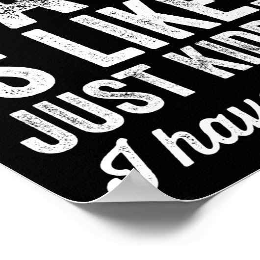 数学のない日は冗談のように私は持っていない ポスター (角)