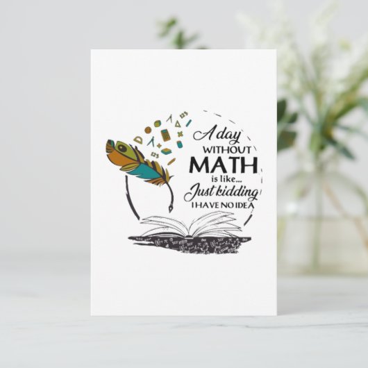 数学のない日 カード (スタンド正面)