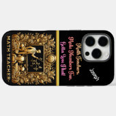 数学のインスパイア先生カラフル教室 Case-Mate iPhoneケース (裏面 (横))